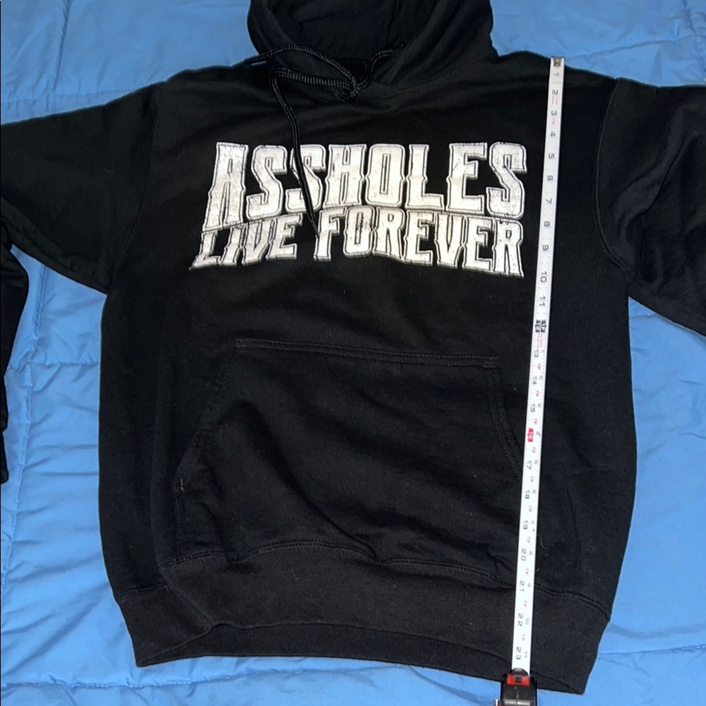 Black Graphic Hoodie
